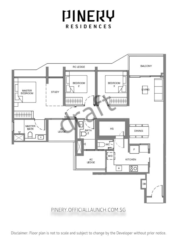 3BR+S | Pinery | Officiallaunch.com.sg